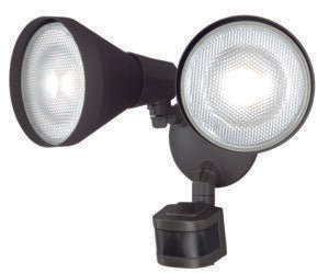Vaxcel T0176 T0175 Gamma Aluminum-Plastic 2 Level Motion Sensor Security Light Bronze