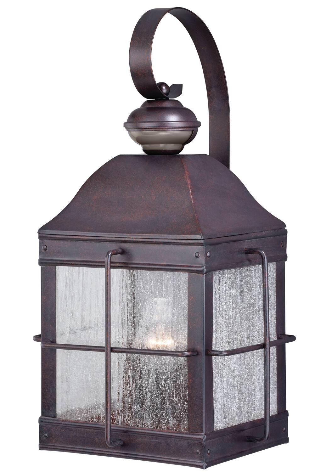 Vaxcel T0194 T0193 10" Revere Steel Dualux Wall Light Dark Bronze