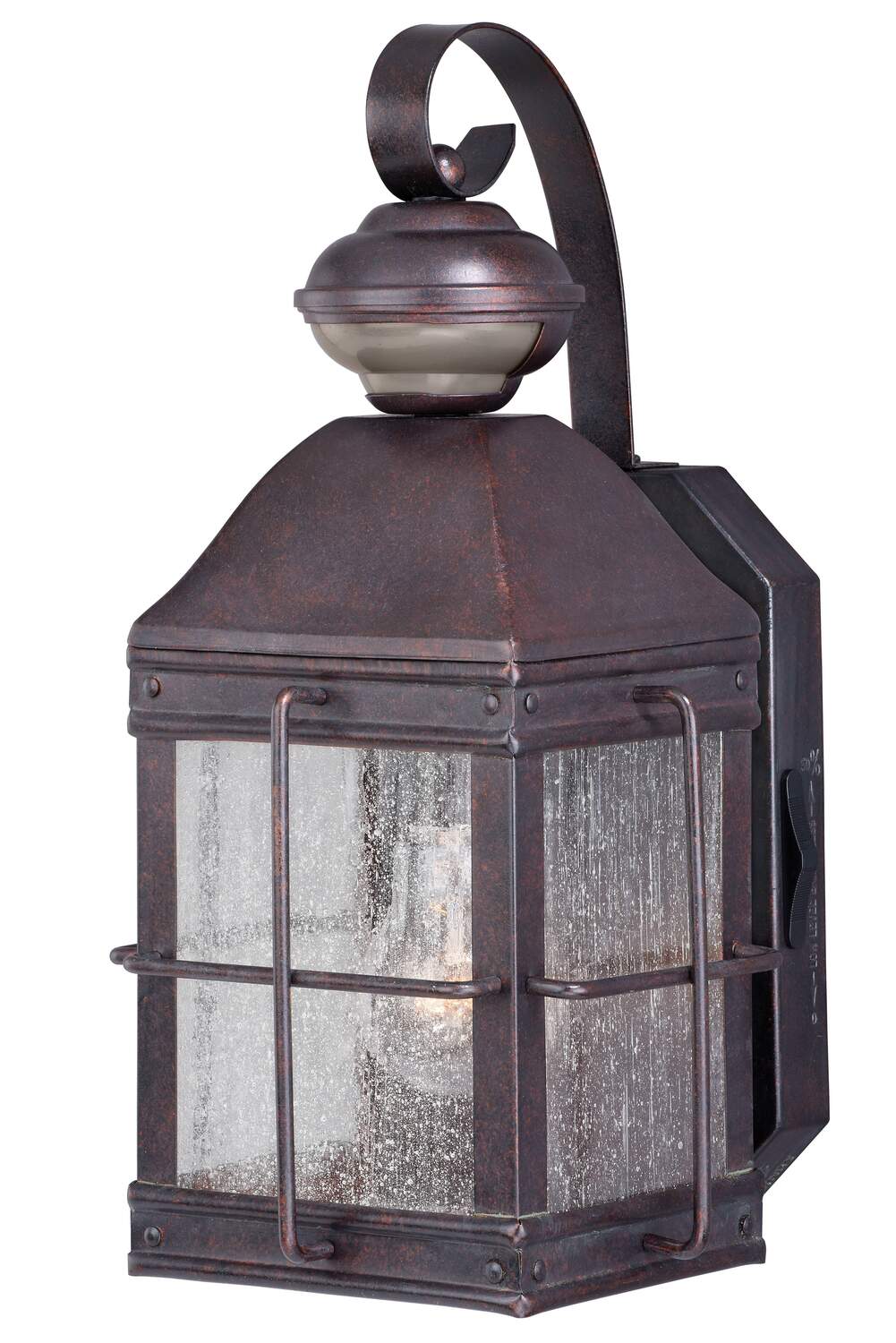 Vaxcel T0196 T0195 7" Revere Steel Dualux Wall Light Dark Bronze