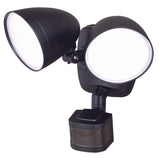 Vaxcel T0299 T0297 Tau Aluminum Dualux 3000K LED Security Light Black