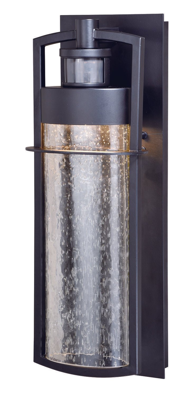 Vaxcel T0389 6-1/2" Logan Steel Dualux Outdoor Wall Light Carbon Bronze