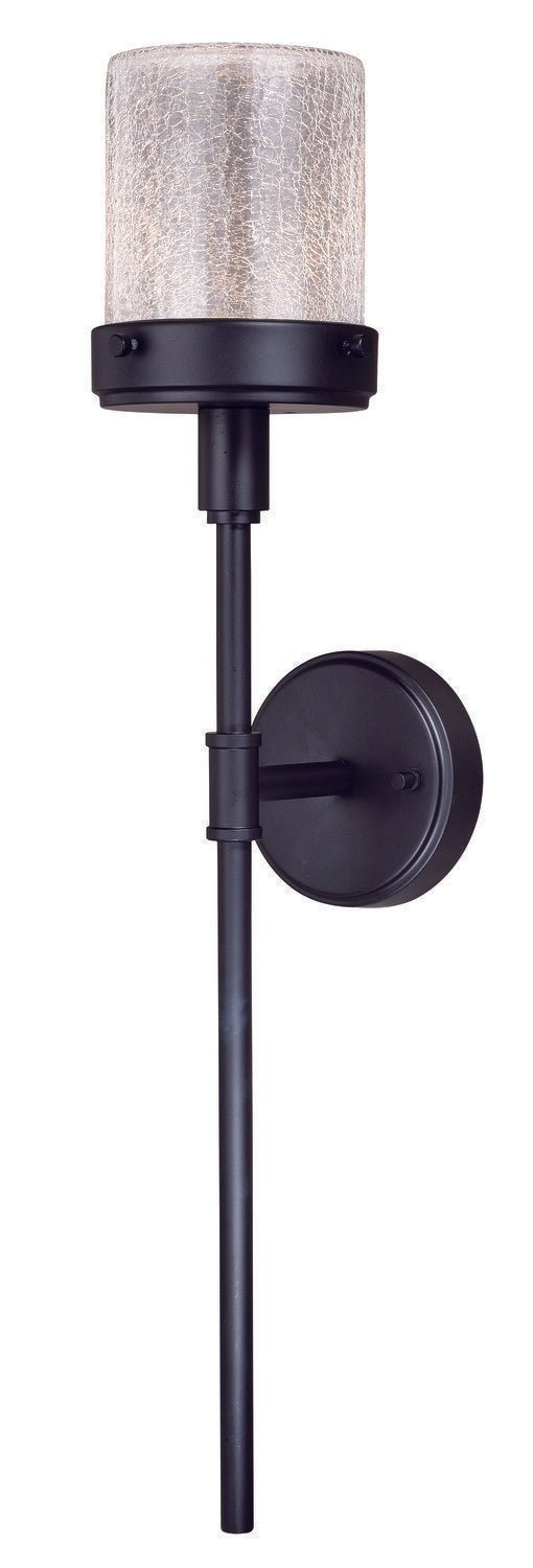 Vaxcel T0391 5" Levanto Steel LED Outdoor Wall Light Carbon Bronze