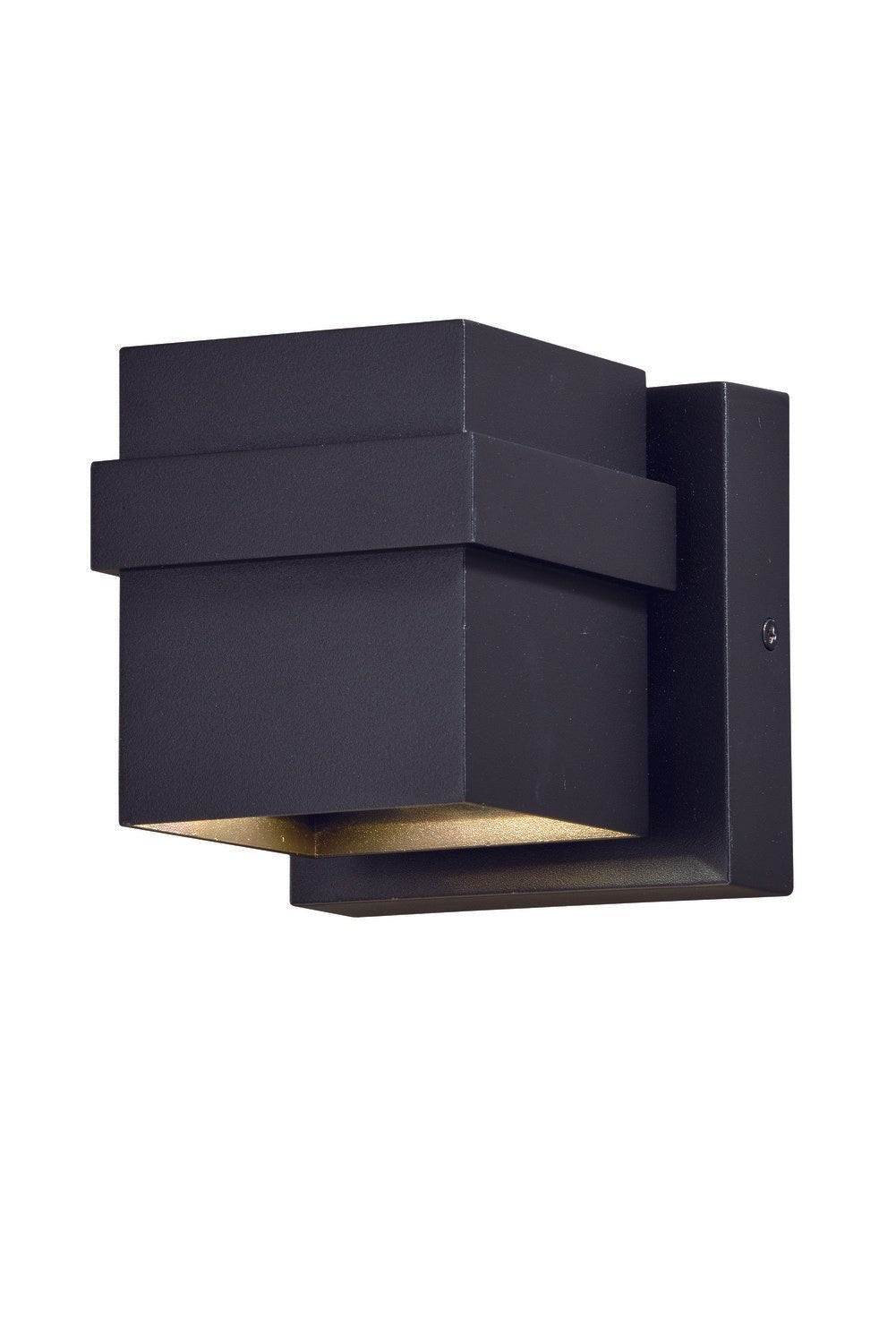 Vaxcel T0399 T0396 5" Lavage Aluminum H LED Outdoor Wall Light Painted Satin Nickel