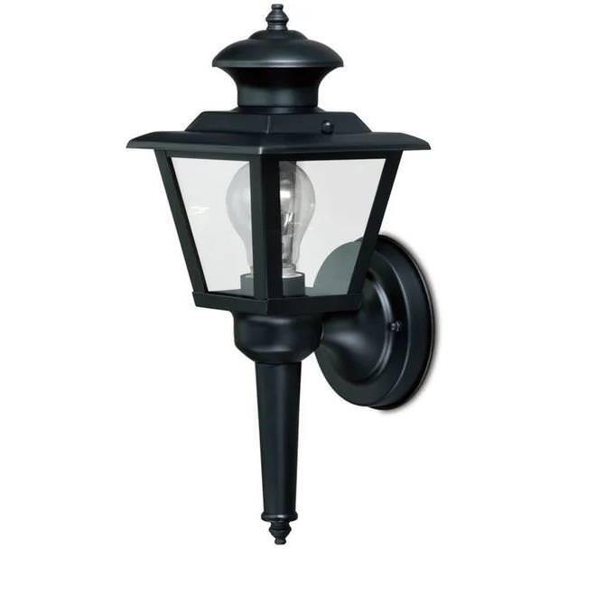 Vaxcel Pro T0429 6" Jackson Steel Outdoor Wall Light Textured Black