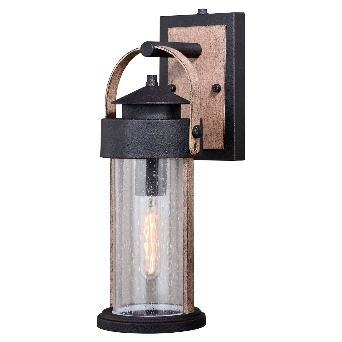 Vaxcel T0285 T028 6" Cumberland Steel Outdoor Wall Light Rust Iron