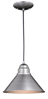 Vaxcel T0349 10" Outland Steel Outdoor Pendant Light Aged Iron