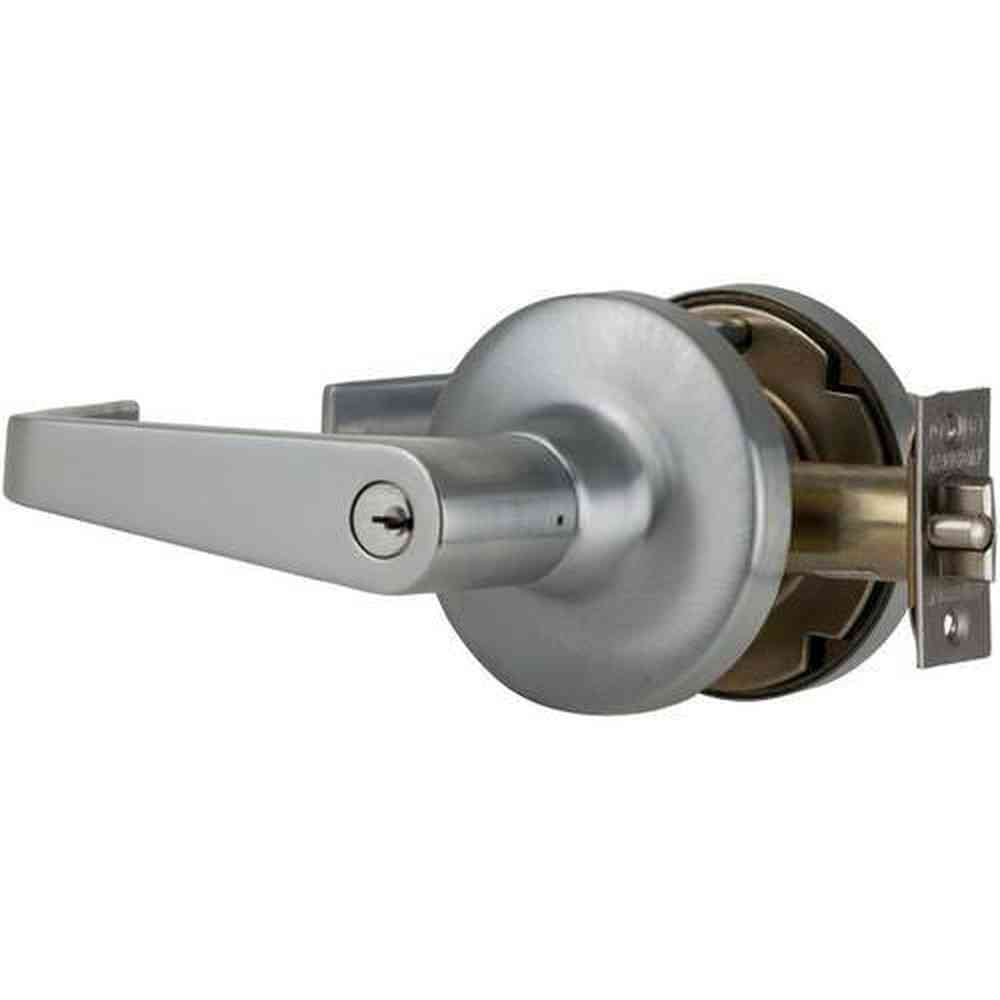 Falcon T501PDAN626 satin chrome keyed entry door lever