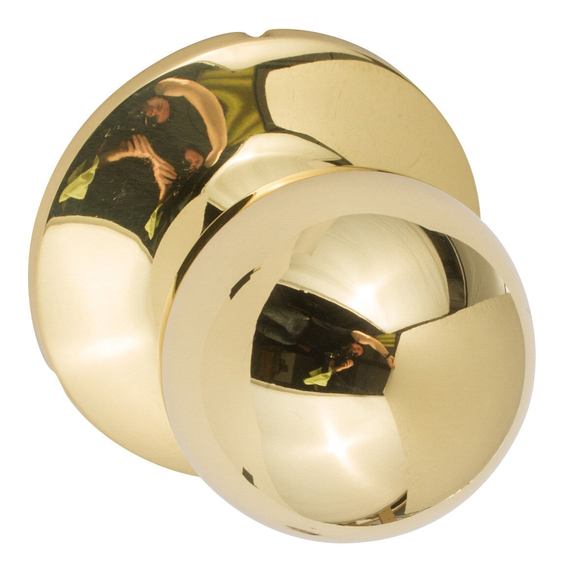 Sure-Loc TA100 3 polished brass dummy door knob