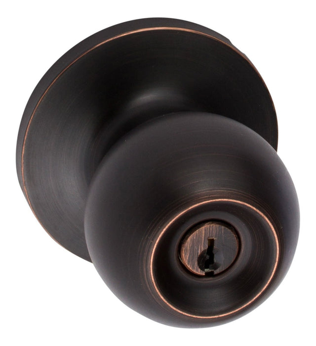 Sure-Loc TA107 11P vintage bronze keyed entry knob