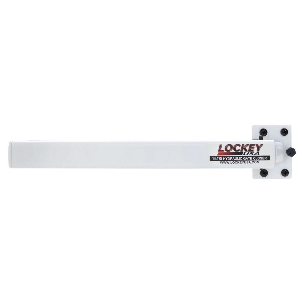 Lockey TB175W white gate hardware