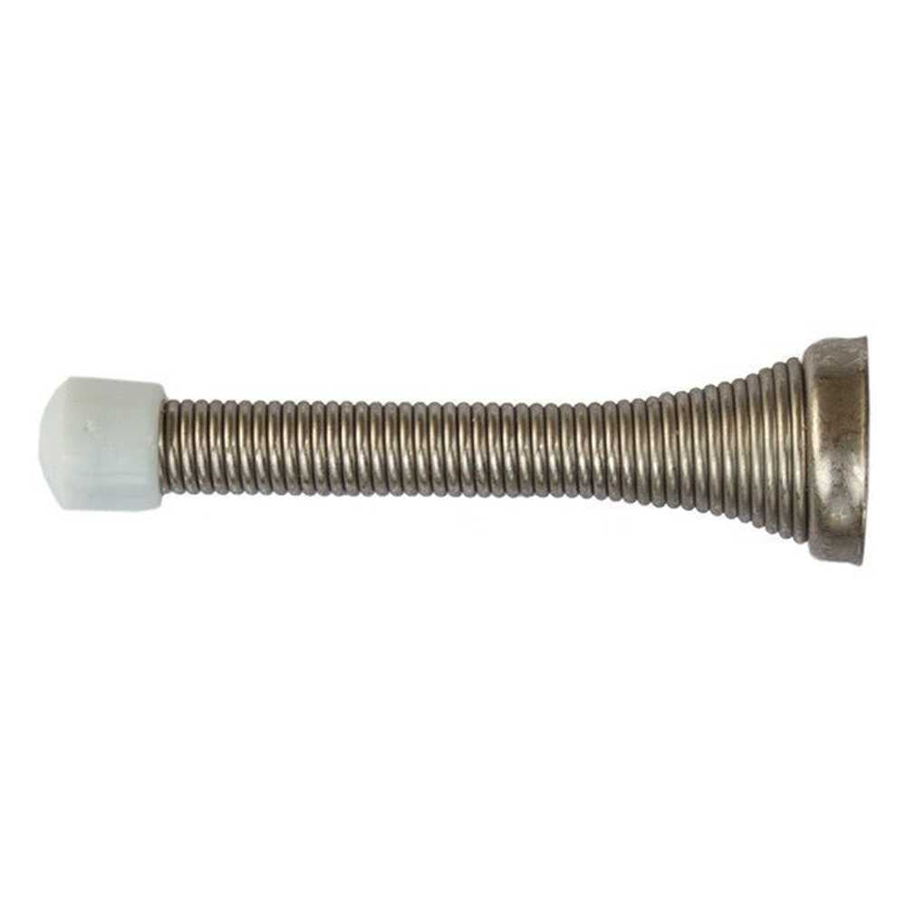 Orca Hardware TH-3118-15-WT satin nickel spring door stop