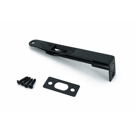 Orca Hardware TH-FBRC6-BL black mortise flush bolt