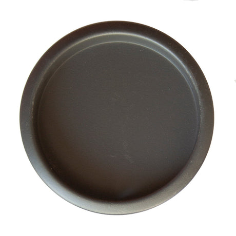 Orca Hardware TH-FPULL-10B flush finger pull in oil-rubbed bronze, front view