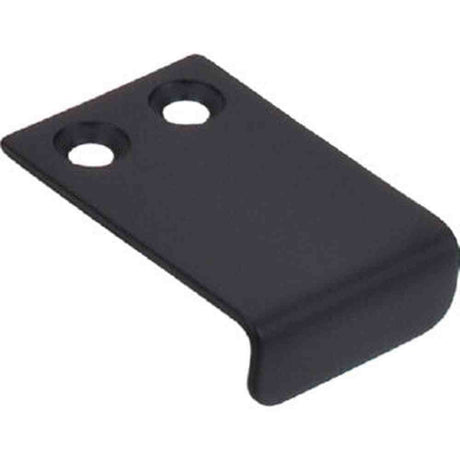 Top Knobs TK101BLK flat black edge pulls