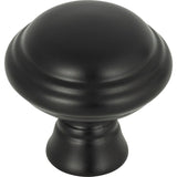 Top Knobs TK1020BLK flat black cabinet knob