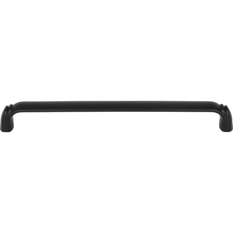 Top Knobs TK1037BLK flat black cabinet pull / appliance pull