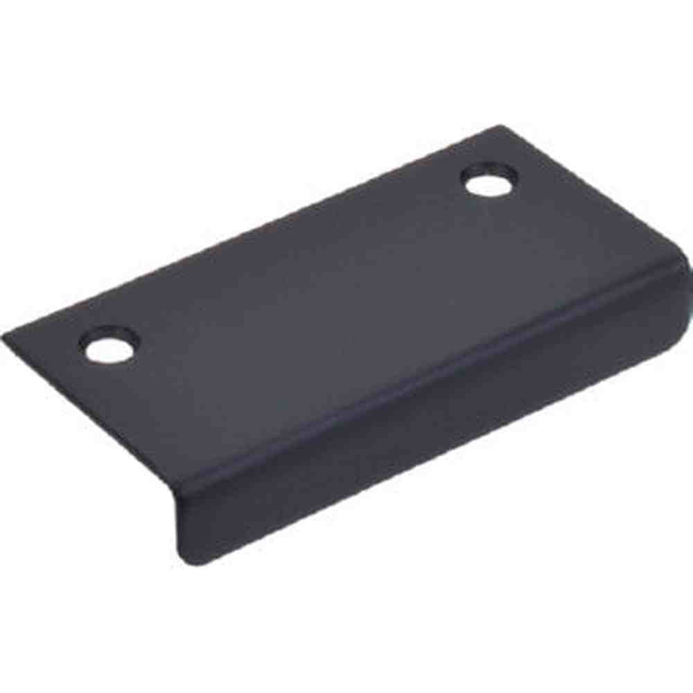Top Knobs TK103BLK flat black edge pulls