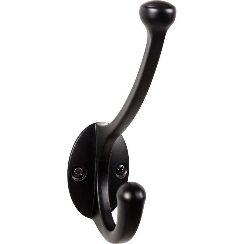Top Knobs TK1064BLK flat black hooks