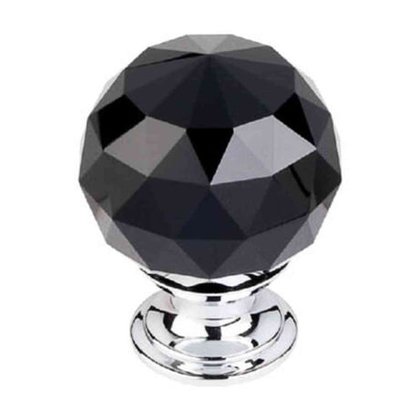 Top Knobs TK116PC polished chrome glass cabinet knob