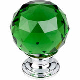 Top Knobs TK120PC polished chrome glass cabinet knob