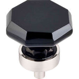 Top Knobs TK137BSN brushed satin nickel glass cabinet knob