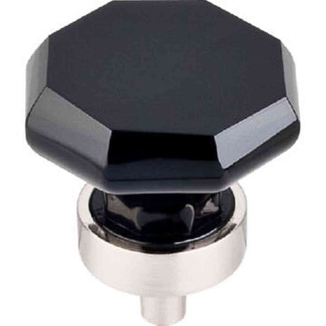 Top Knobs TK137BSN brushed satin nickel glass cabinet knob