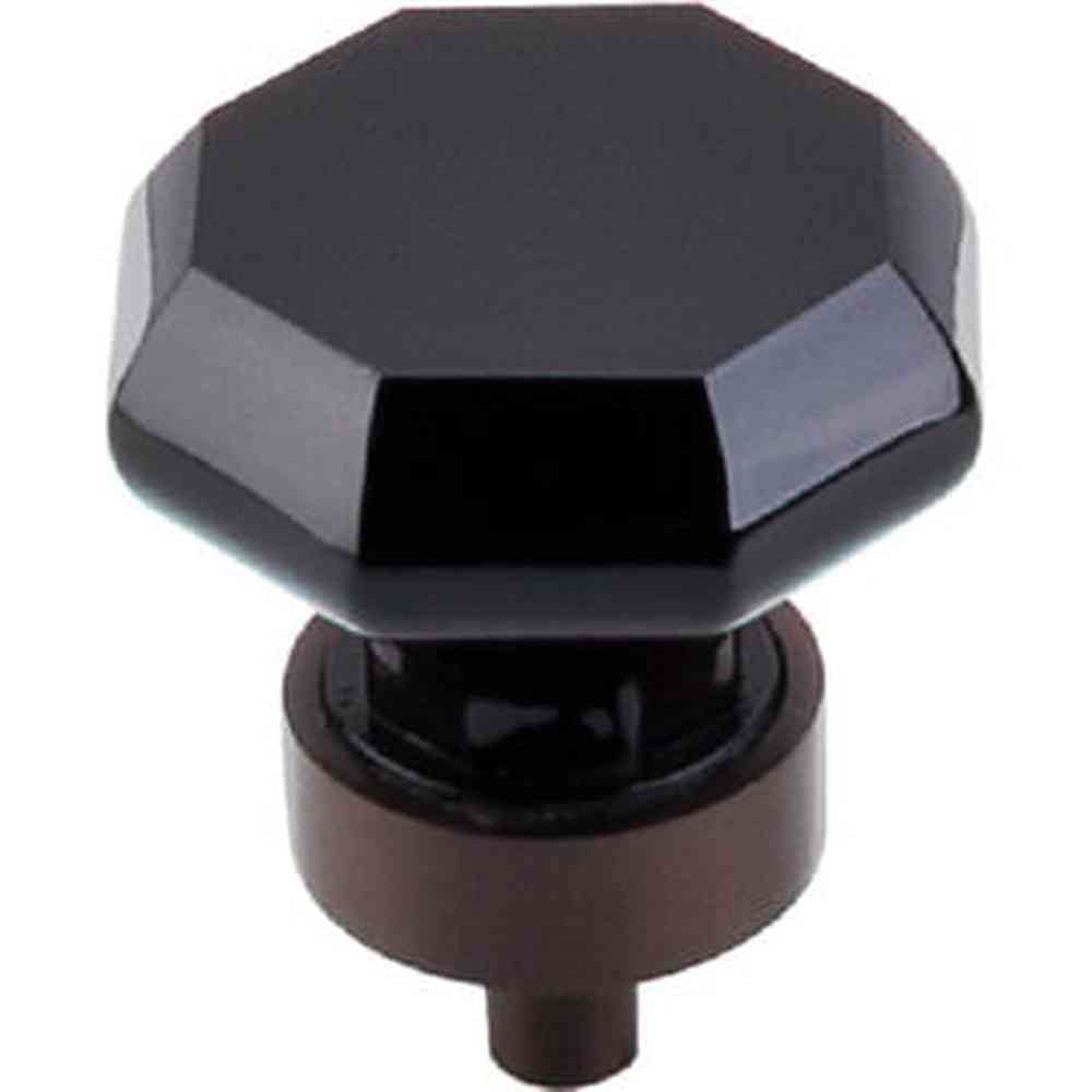 Top Knobs TK137ORB oil rubbed bronze glass cabinet knob