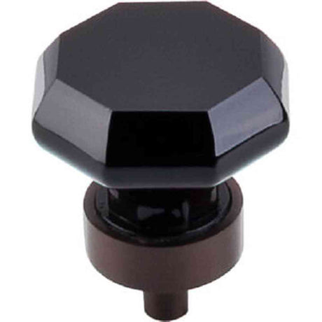 Top Knobs TK137ORB oil rubbed bronze glass cabinet knob