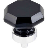 Top Knobs TK137PC polished chrome glass cabinet knob