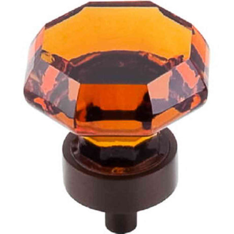 Top Knobs TK138ORB oil rubbed bronze glass cabinet knob