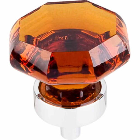 Top Knobs TK138PC polished chrome glass cabinet knob