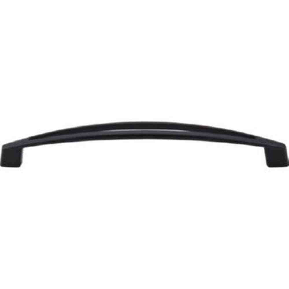 Top Knobs TK147BLK flat black cabinet pull / appliance pull