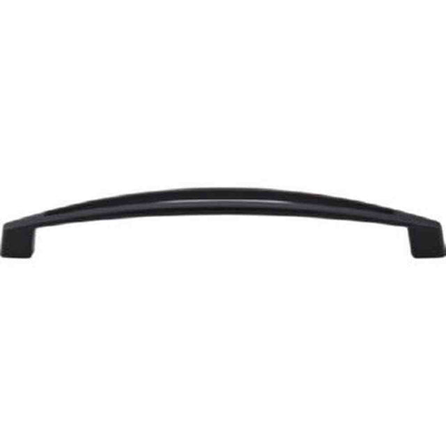 Top Knobs TK147BLK flat black cabinet pull / appliance pull