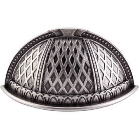 Top Knobs TK172PTA pewter antique cup pulls