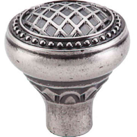 Top Knobs TK173PTA pewter antique round cabinet knob