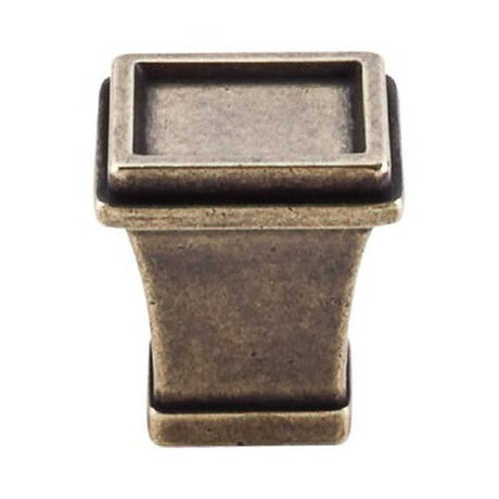 Top Knobs TK185GBZ german bronze square cabinet knob