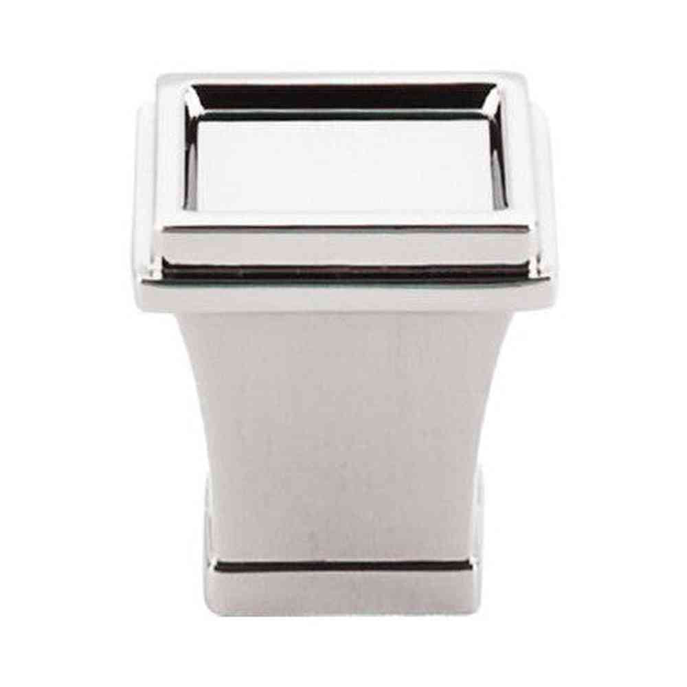 Top Knobs TK185PN polished nickel square cabinet knob