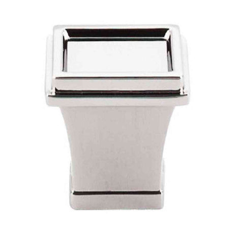 Top Knobs TK185PN polished nickel square cabinet knob