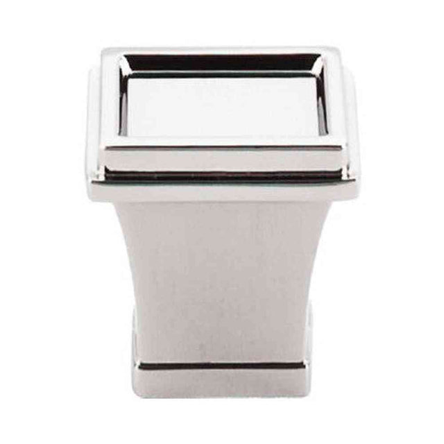 Top Knobs TK185PN polished nickel square cabinet knob