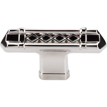 Top Knobs TK204 Tower Bridge T-Handle 2-5/8", front view