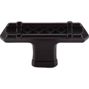 Top Knobs TK204 Tower Bridge T-Handle 2-5/8", front view