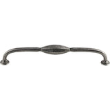 Top Knobs TK233BI black iron cabinet pull