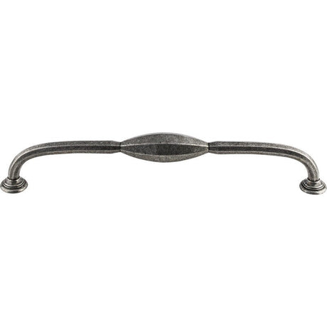 Top Knobs TK233BI black iron cabinet pull