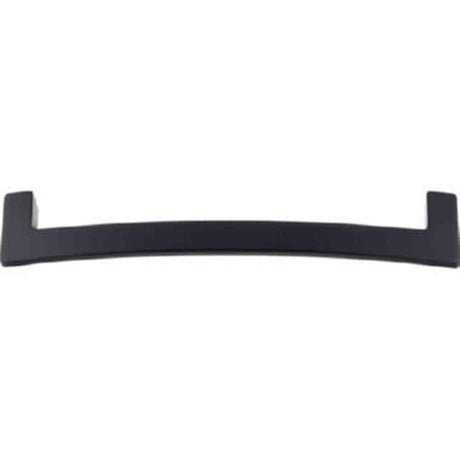 Top Knobs TK249BLK flat black arched cabinet pull