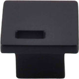 Top Knobs TK269BLK flat black square cabinet knob