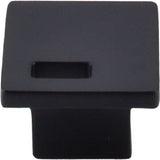 Top Knobs TK269BLK flat black square cabinet knob