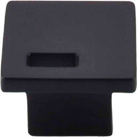 Top Knobs TK269BLK flat black square cabinet knob