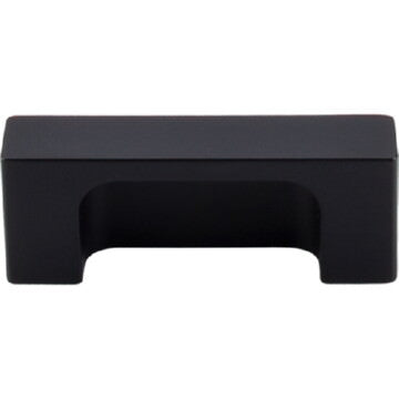 Top Knobs TK275BLK flat black edge pulls