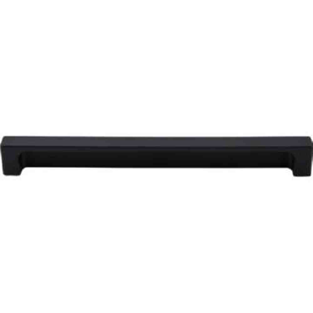 Top Knobs TK277BLK flat black edge pulls