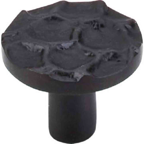 Top Knobs TK296CB coal black round cabinet knob